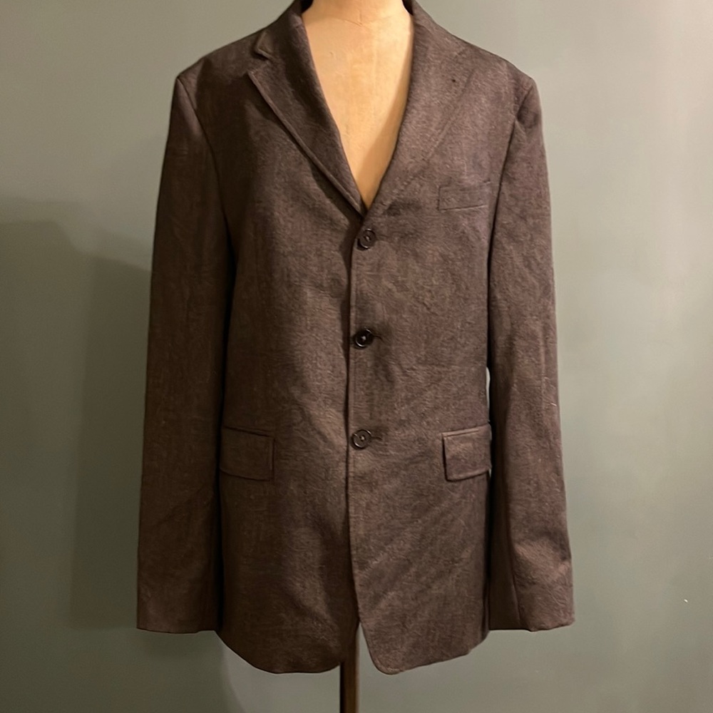 Without Prejudice Mens Wool Blazer